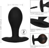 Weighted silicone inflatable plug large