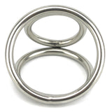 Triple metal cock and ball ring
