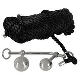 Bondage plugs with 10 m rope