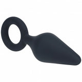 Levelz silicone anal plug with loop