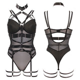 Muse bodywear body suit black PL022BLK
