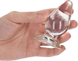 Realrock crystal clear 3.5" anal plug