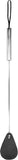 Pain metal oval spike keel crop 24" soft leather