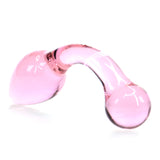 Pink glass prostate stimulation