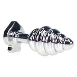 Thread steel spade diamond butt plug