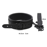 Tape edge senior bondage collar