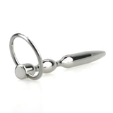 Ultrasonic penis plug w/glans ring