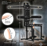 Master series enforcer chair with sex machine