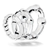 Stay hard rosy cock rings