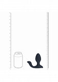 Levelz vibrating & rotating silicone anal plug with ball stimulator