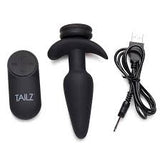 TAILZ vibrating anal plug & 3 tails w/remote control