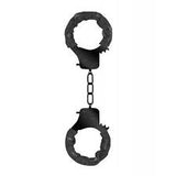 Denim metal handcuffs