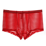 Transparent striped boxers