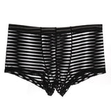 Transparent striped boxers