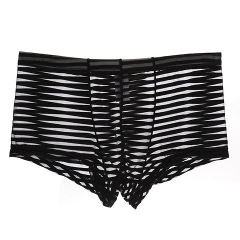 Transparent striped boxers