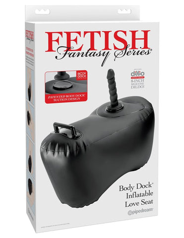 Fetish Fantasy Inflatable Love Seat Black 8”