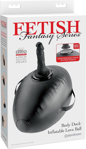 Fetish Fantasy Inflatable Love Seat Black 6”