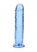 RealRock crystal clear realistic dildo with suction cup 7"