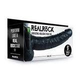 RealRock vibrating hollow strap on 9"
