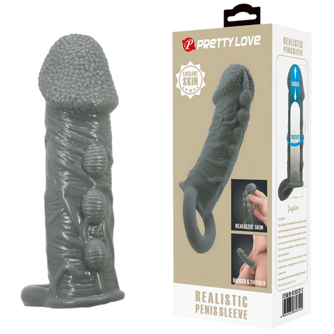 Pretty love realistic penis sleeve