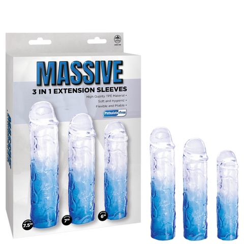 Massive 3 in 1 extension sleeves