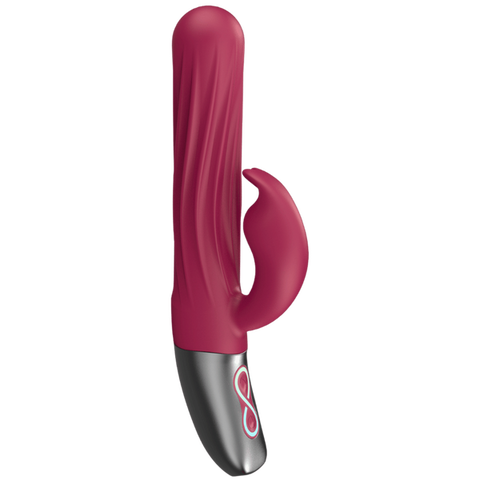 Titanz thrusting rabbit rechargeable silicone vibrator