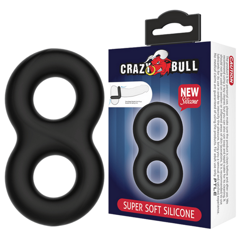 Crazy bull super soft silicone cockring tyrance
