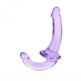 RealRock 6" crystal clear strapless strap-on