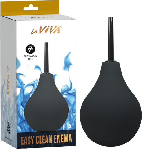 Easy clean enema