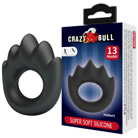 Crazy bull super soft silicone cockring habert