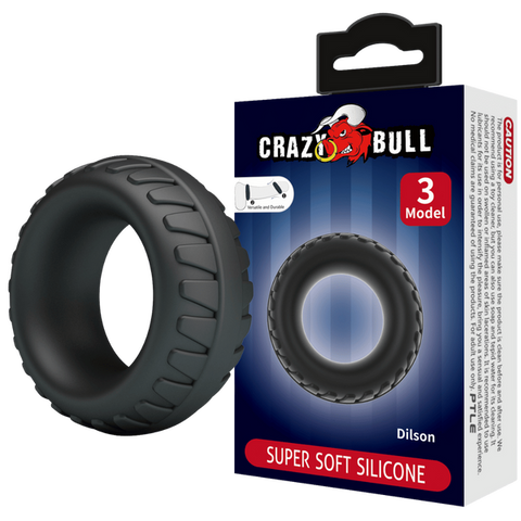 Crazy bull super soft silicone cockring dilson