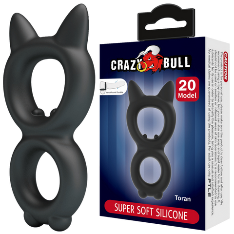 Crazy bull super soft silicone cockring toran