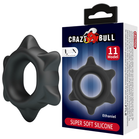 Crazy bull super soft silicone cockring ethaniel