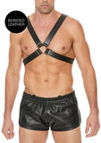 Mens Large Buckle Harness - One Size - Black