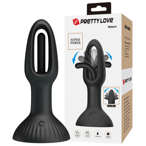 Pretty love hubert vibrating/wiggling butt plug