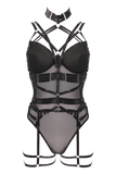 Muse bodywear body suit black PL022BLK