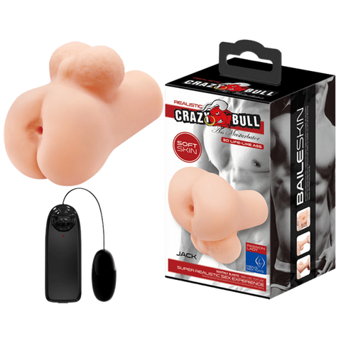 Crazy bull ass masturbator vibrating jack