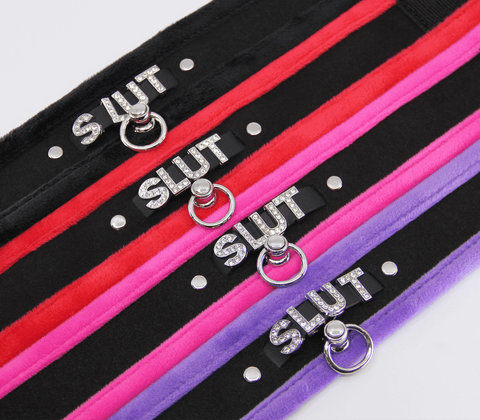 Love and leather slut collar
