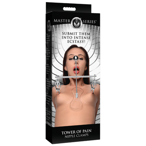 Tower of pain nipple clamps