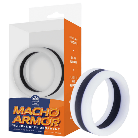 Macho armor silicone cock ornament