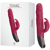 Titanz rotating rabbit rechargeable silicone vibrator