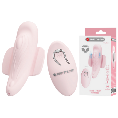 Pretty love remote panty massager fairy boat