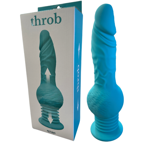 Throb thrusting vibrator