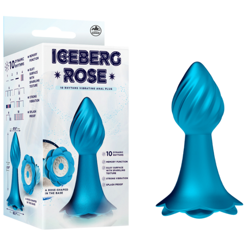 Iceberg rose 10 rhythms vibrating anal plug