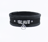 Love and leather slave collar
