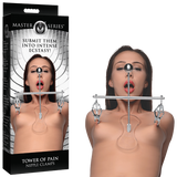 Tower of pain nipple clamps