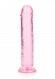 RealRock crystal clear realistic dildo with suction cup 8"