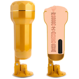 Kelsi realistic vagina vibrating cup