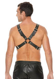 Mens Large Buckle Harness - One Size - Black