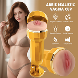 Jessie realistic vagina vibrating cup